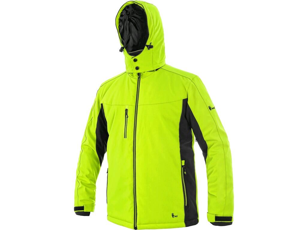 PADDED SOFTSHELL JACKET CXS VEGAS WINTER MEN S YELLOW BLACK