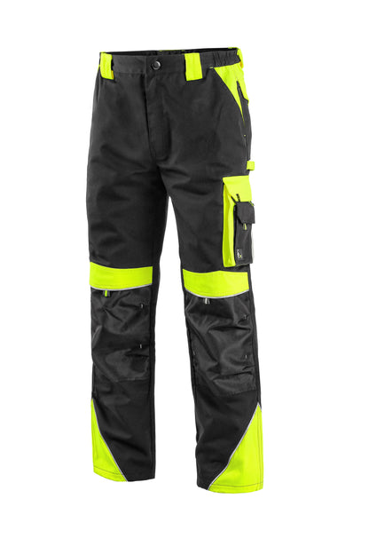 PANTALONE DA LAVORO IN VITA SIRIUS BRIGHTON, NERO-GIALLO 