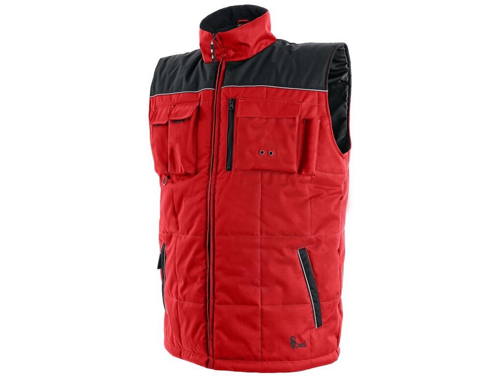 VEST CXS SEATTLE, WINTER, MEN´S, RED-BLACK