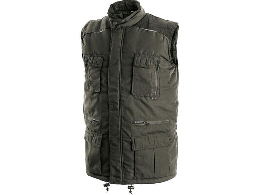 PADDED VEST OHIO, WINTER, MEN'S, GREEN