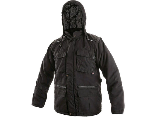 MEN ́S PADDED JACKET 2IN1 GEORGIA, WINTER, MEN´S, BLACK