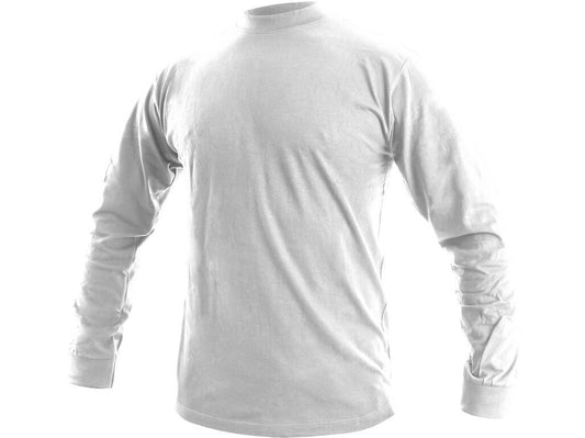 T-SHIRT HOMME À MANCHES LONGUES PETR, BLANC 