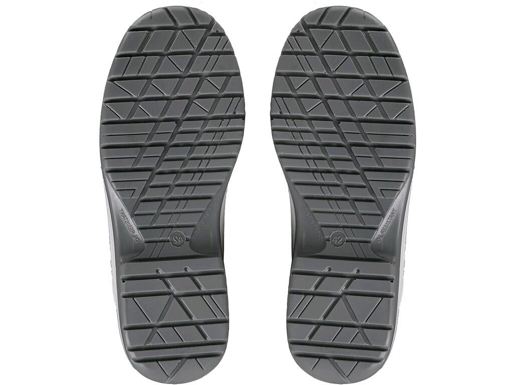 SANDAL CXS PINE O1, PERFORATED, WHITE-GREY