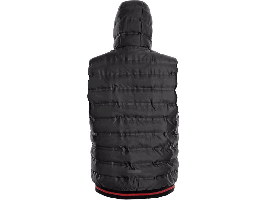 MEN ́S PADDED VEST OVERLAND, WINTER, MEN'S, BLACK-RED