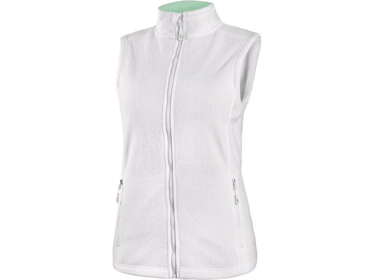 VEST CXS MILFORD, LADIES', FLEECE, WHITE