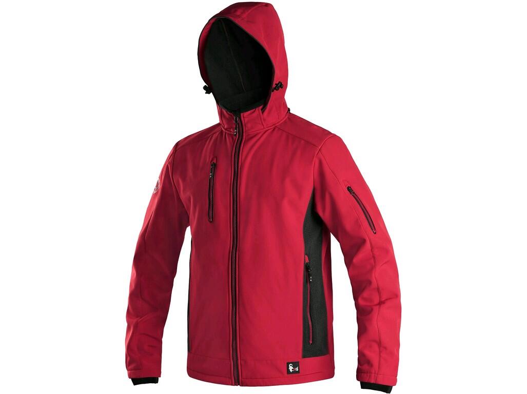 JACKET CXS DURHAM, MEN ́S, RED-BLACK