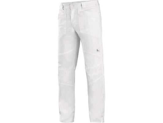 PANTALON CXS EDWARD, HOMME, BLANC 