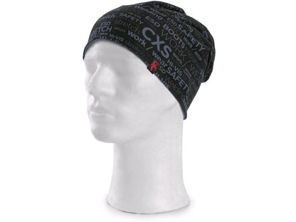 HAT CXS DARREN,PRINTING CXS LOGO, BLACK-GREY