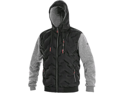 JACKET CXS FLINT, MEN´S, BLACK-GREY