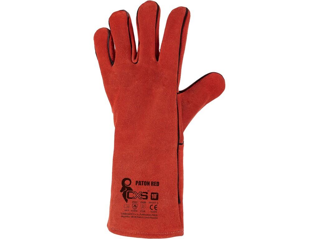 GUANTI CXS PATON ROSSO, WEILDING, ROSSO 