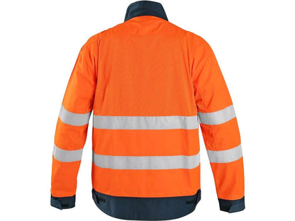 JACKET CXS HALIFAX, HIGH VISIBLE, MEN'S, ORANGE-BLUE