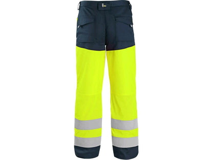 TROUSERS CXS HALIFAX, HIGH VISIBLE, MEN'S, YELLOW-BLUE