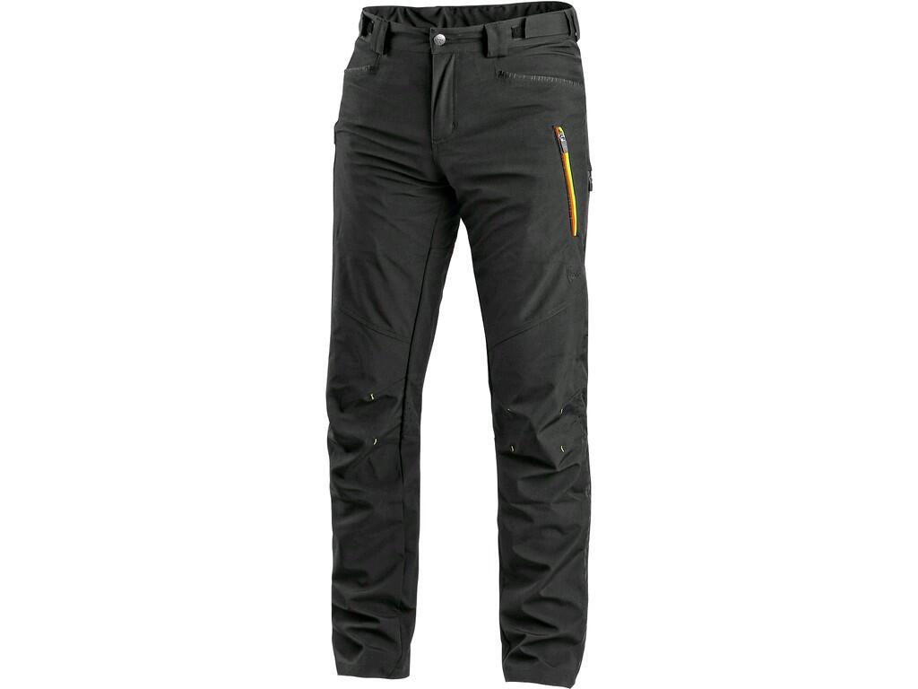 TROUSERS CXS AKRON, SOFTSHELL, BLACK S HV YELLOW/ORANGE ACCESSORIES