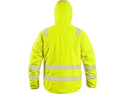 VESTE CXS CHESTER, HAUTE VISIBLE, DOUBLE FACE, JAUNE - BLEU 