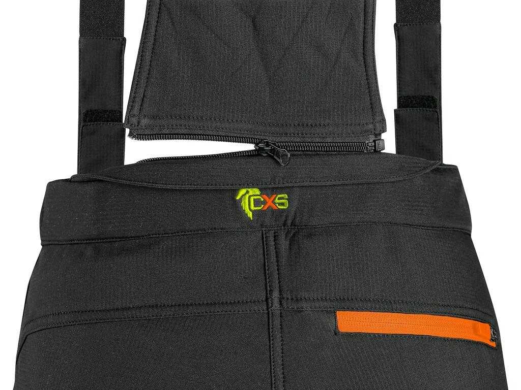 HOSE CXS TRENTON, WINTER SOFTSHELL, KINDER, SCHWARZ HV GELB/ORANGE ZUBEHÖR 