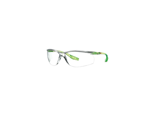 Spectacles 3M SOLUS CCS, SCOTCHGARD, LIME GREEN, CLEAR