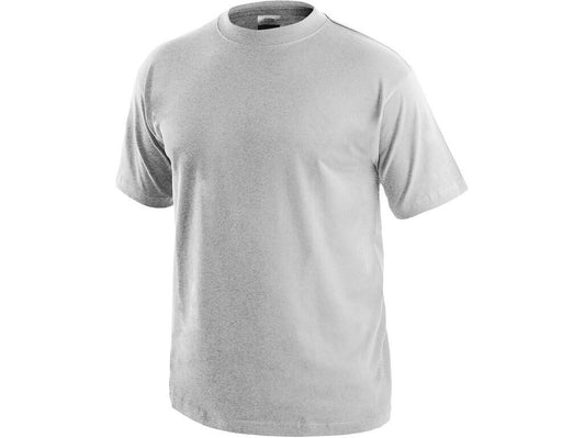 T-SHIRT DANIEL, MANICA CORTA, GRIGIO CHIARO MELANGE 