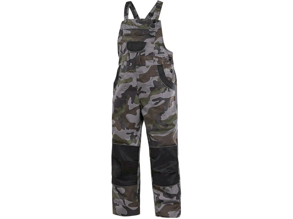 Pantalon enfant avec plastron PINOCCHIO, camouflage 