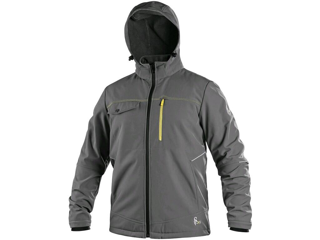 JACKE CXS STRETCH, HERREN, SOFTSHELL, GRAU 