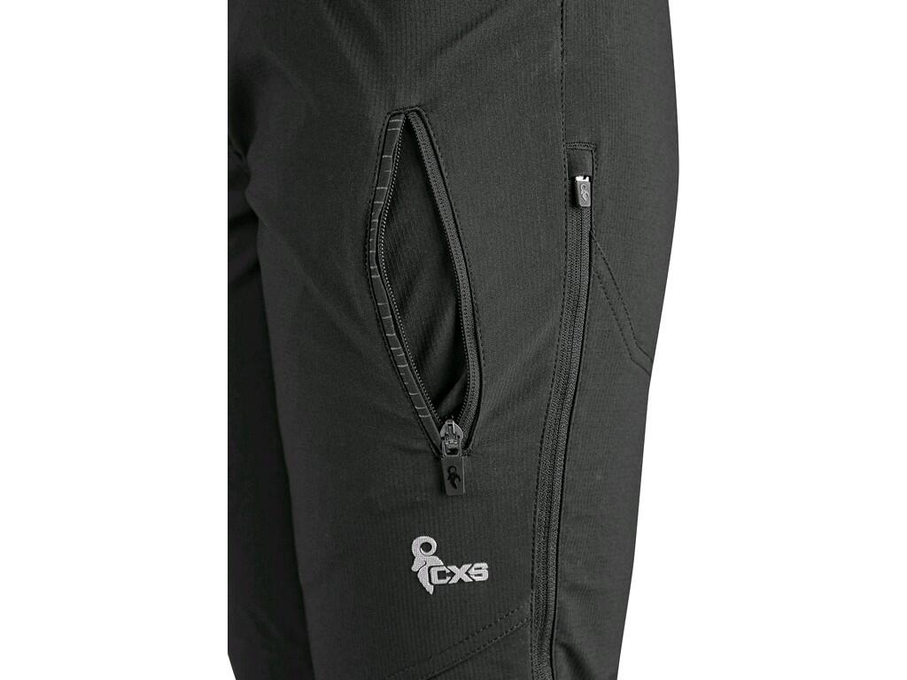 TROUSERS CXS AKRON, LADIES', SOFTSHELL, BLACK