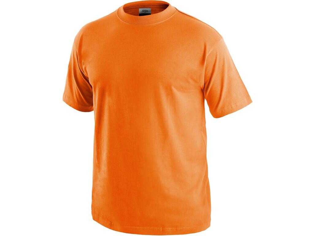 T-SHIRT DANIEL, KURZARM, ORANGE 