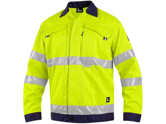 VESTE NORWICH, HAUTE VISIBLE, HOMME, JAUNE-BLEU 