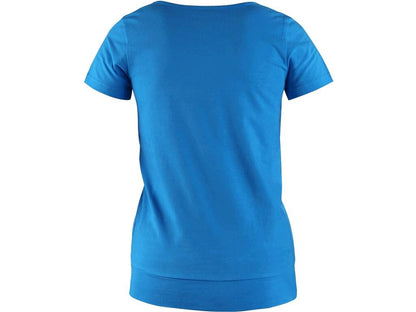 T-SHIRT CXS EMILY, DAMEN, AZURBLAU 