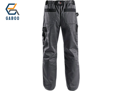 TROUSERS ORION TEODOR, WINTER, MEN´S, GREY-BLACK