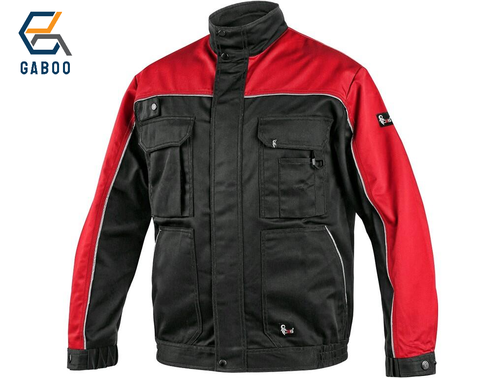 JACKET ORION OTAKAR, WINTER, MEN´S, BLACK-RED