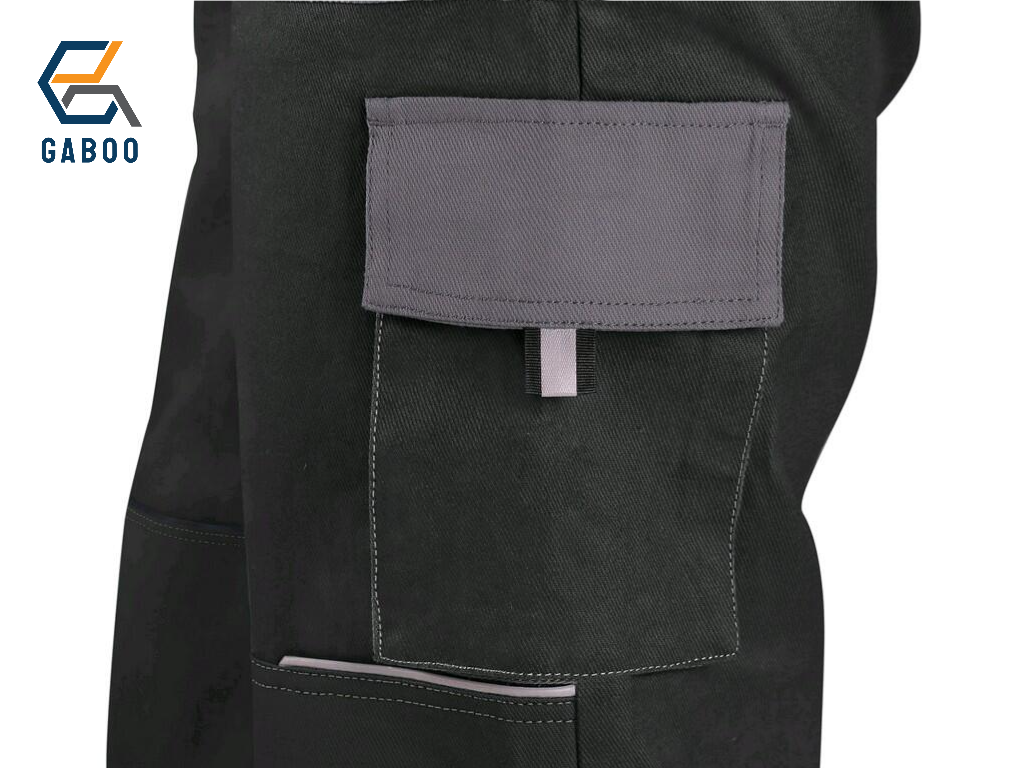 PANTALONE DA LAVORO CXS LUXY JOSEF, DA UOMO, NERO-GRIGIO 