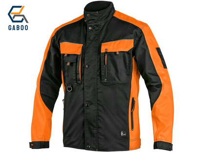 JACKET SIRIUS BRIGHTON, BLACK-ORANGE